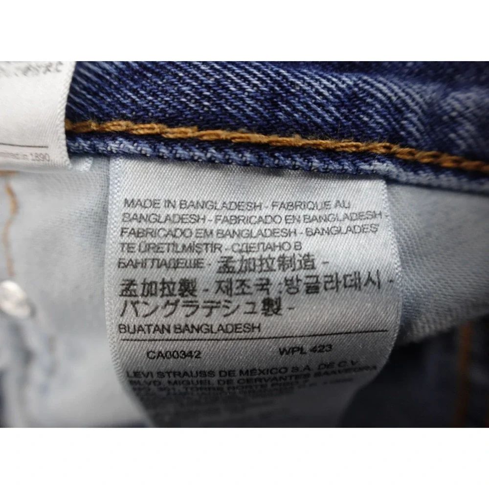 Levis 550 Regular Fit Blue Jeans Mens 36x32 Medium Wash Straight Leg‎ Denim